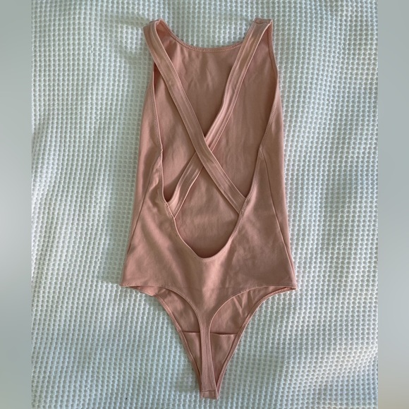 Wilfred Criss Cross back bodysuit in Pink, size SM - Picture 3 of 6